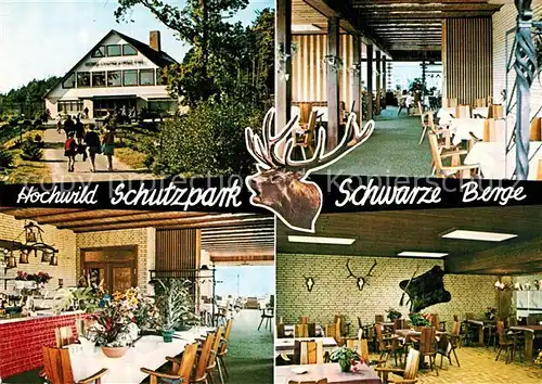 AK / Ansichtskarte Vahrendorf_Siedlung Wildpark Restaurant Schwarze Berge Teilansichten Vahrendorf Siedlung