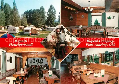 AK / Ansichtskarte Ainring Ruperti Heurigenstadl Gastraeume Camping Ainring