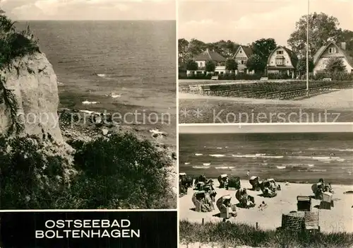 AK / Ansichtskarte Boltenhagen_Ostseebad Steilkueste Strandpartie Boltenhagen_Ostseebad