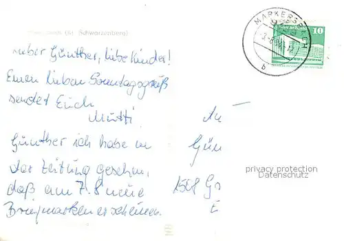 AK / Ansichtskarte Markersbach_Raschau Markersbach Panorama Markersbach