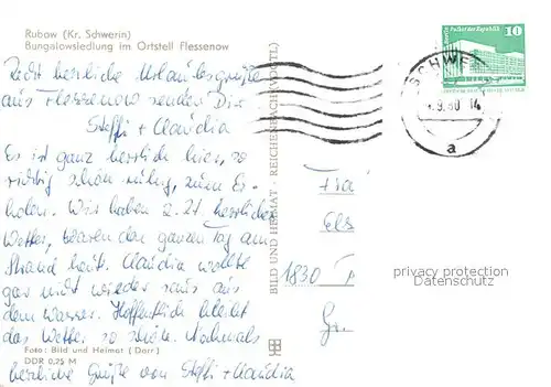 AK / Ansichtskarte Rubow Bungalowsiedlung im OT Flessenow Rubow