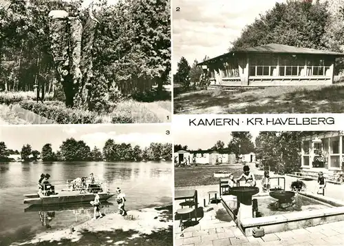 AK / Ansichtskarte Kamern Hedemicke Kiosk am Zeltplatz Am See Feriendorf Walter Ulbricht Kamern