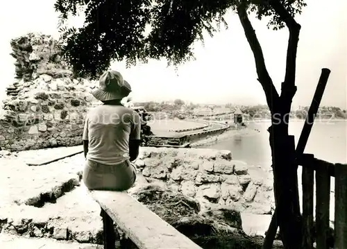 AK / Ansichtskarte Nessebar_Nessebyr Verbindungsweg Nessebar Nessebyr