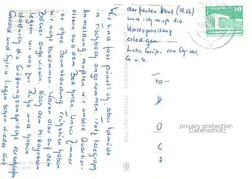 AK / Ansichtskarte Fischbach_Emsetal Thueringerbaude Fachwerkhaus Bergbuehne Panorama Fischbach Emsetal