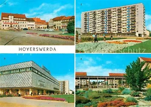 AK / Ansichtskarte Hoyerswerda Platz der Roten Armee Wilh Pieck Strasse Centrum Warenhaus Neustadt Hoyerswerda