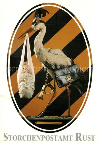 AK / Ansichtskarte Rust_Burgenland Storchenpostamt Rust_Burgenland