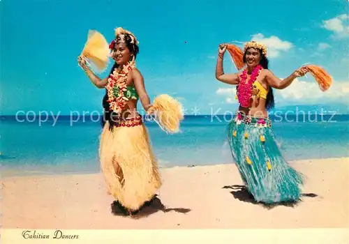 AK / Ansichtskarte Tahiti_Polynesien Tahitian Dancers Tahiti Polynesien