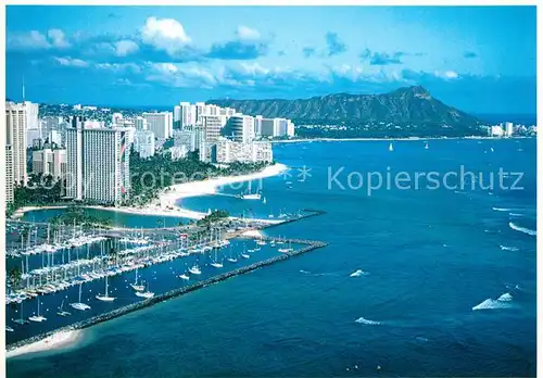 AK / Ansichtskarte Honolulu Fliegeraufnahme 