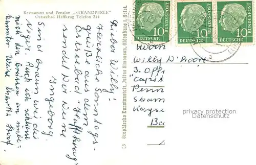 AK / Ansichtskarte Haffkrug_Ostseebad  Haffkrug_Ostseebad