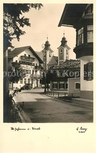 AK / Ansichtskarte St_Johann_Tirol Kirchenpartie St_Johann_Tirol