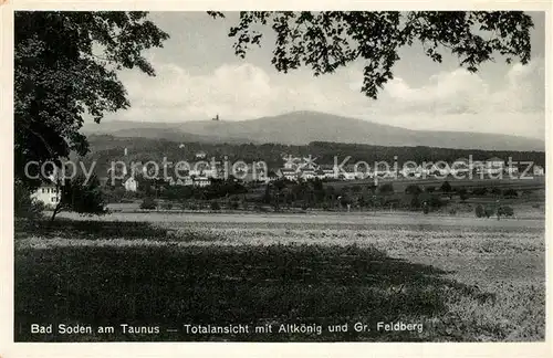 AK / Ansichtskarte Bad_Soden_Taunus total mit Altk?nig Bad_Soden_Taunus