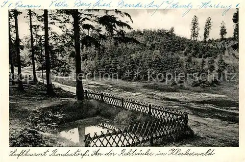 AK / Ansichtskarte Bendestorf Rehtr?nke im Kleckerwald Bendestorf