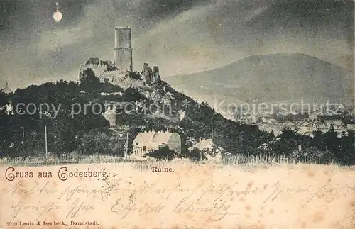 AK / Ansichtskarte Bad_Godesberg Ruine Bad_Godesberg