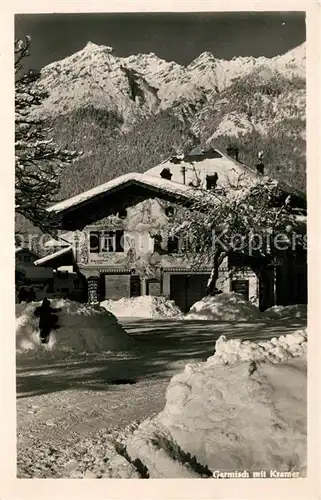 AK / Ansichtskarte Garmisch Partenkirchen mit Kramer Garmisch Partenkirchen