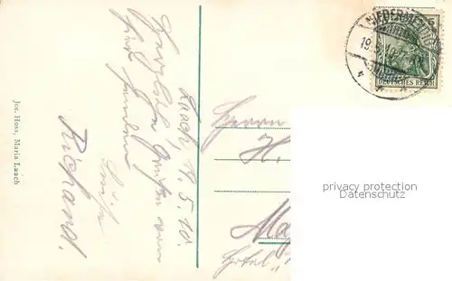 AK / Ansichtskarte Maria_Laach_Glees Laacher See Abtei Maria_Laach_Glees