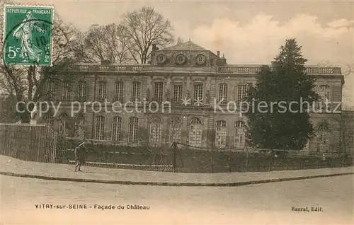 AK / Ansichtskarte Vitry sur Seine Facade du Chateau Vitry sur Seine