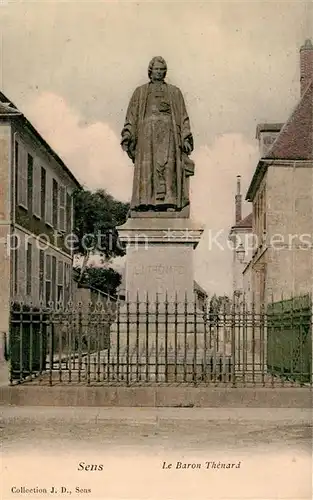 AK / Ansichtskarte Sens_Yonne Denkmal Baron Thenard Sens_Yonne