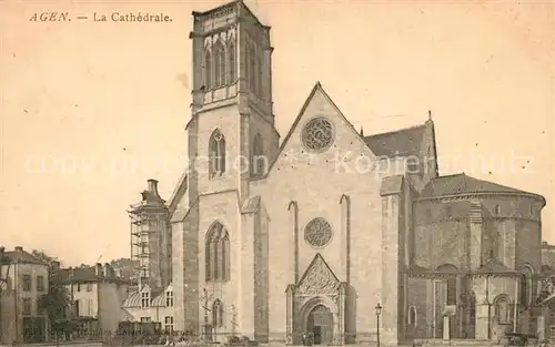 AK / Ansichtskarte Agen_Lot_et_Garonne Cathedrale Agen_Lot_et_Garonne