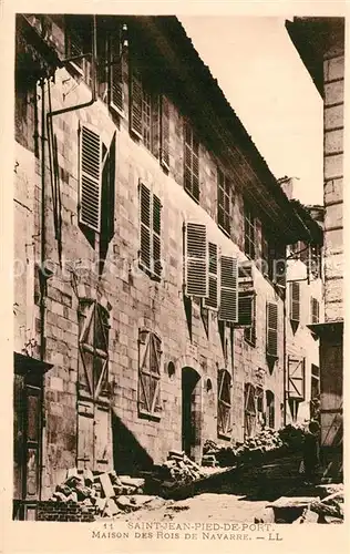 AK / Ansichtskarte Saint Jean Pied de Port Maison de Rois de Navarre Saint Jean Pied de Port