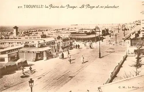 AK / Ansichtskarte Trouville sur Mer La Reine des Plages Trouville sur Mer