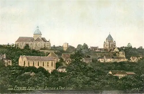 AK / Ansichtskarte Provins Eglise Saint Quiriace Provins