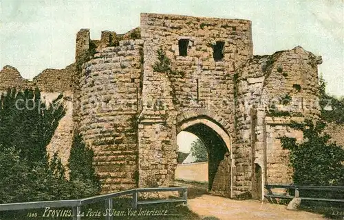 AK / Ansichtskarte Provins Porte St. Jean Provins