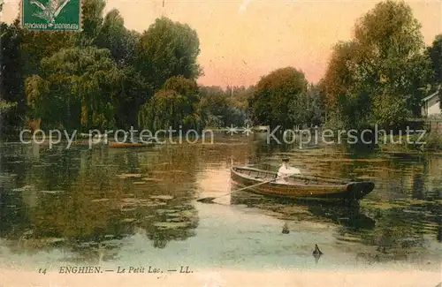 AK / Ansichtskarte Enghien les Bains Petit Lac Enghien les Bains