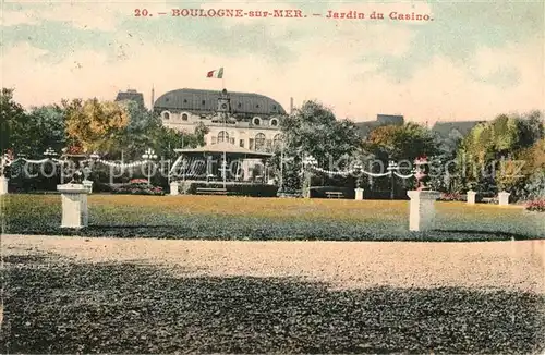 AK / Ansichtskarte Boulogne sur Mer Jardin du Casino Boulogne sur Mer
