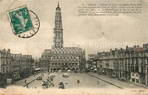 AK / Ansichtskarte Arras_Pas de Calais Hotel de Ville Arras_Pas de Calais