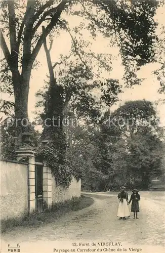 AK / Ansichtskarte Viroflay Paysage au Carrefour du Chene de la Vierge Viroflay