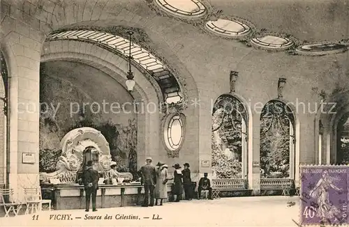 AK / Ansichtskarte Vichy_Allier Source des Celestins Vichy Allier