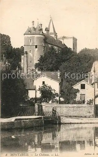AK / Ansichtskarte Montargis_Loiret Chateau Montargis Loiret