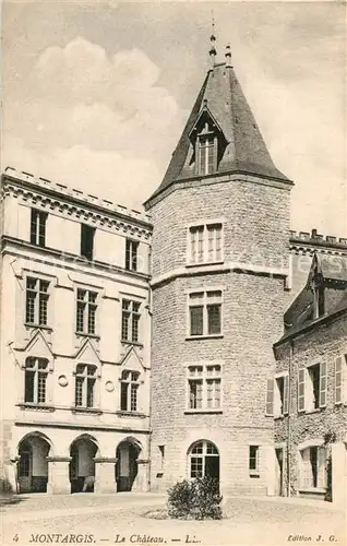 AK / Ansichtskarte Montargis_Loiret Chateau Montargis Loiret