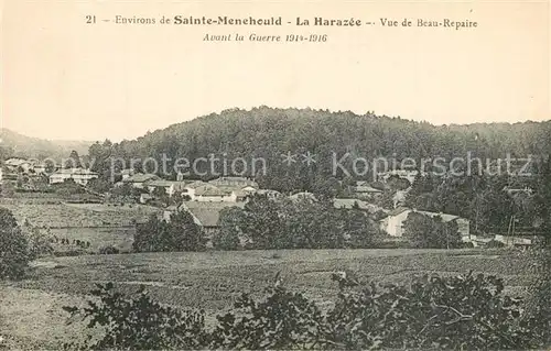 AK / Ansichtskarte Sainte Menehould La Harazee Vue de Beau Repaire Sainte Menehould
