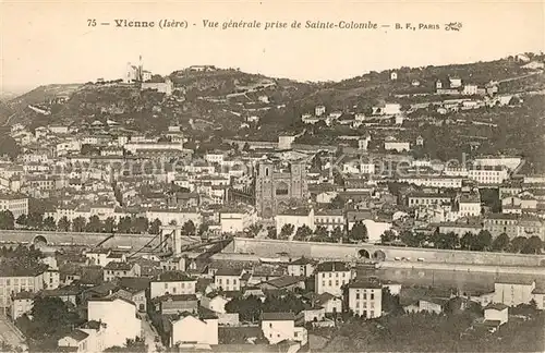 AK / Ansichtskarte Vienne_Isere Vue generale prise de Sainte Colombe Vienne Isere