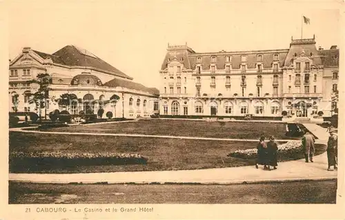 AK / Ansichtskarte Cabourg Le Casino et le Grand Hotel Cabourg