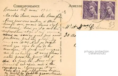 AK / Ansichtskarte Saint_Tropez_Var Vue a travers les Pins Saint_Tropez_Var