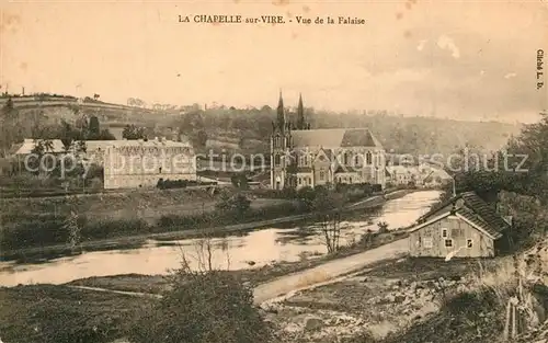AK / Ansichtskarte La_Chapelle sur Vire Vue de la Falaise La_Chapelle sur Vire