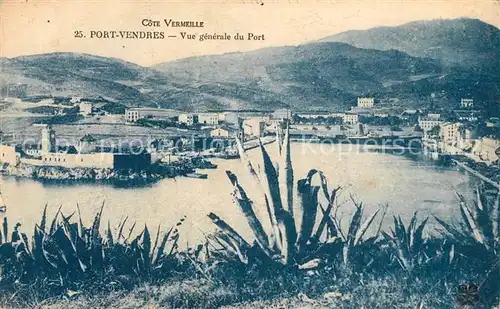 AK / Ansichtskarte Port Vendres Vue generale du Port Port Vendres