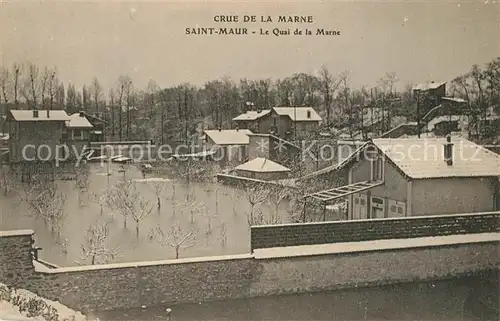 AK / Ansichtskarte Saint Maur_Creteil Le Quai de la Marne Saint Maur Creteil