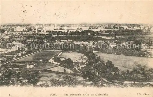 AK / Ansichtskarte Pau Vue generale prise de Guindalos Pau