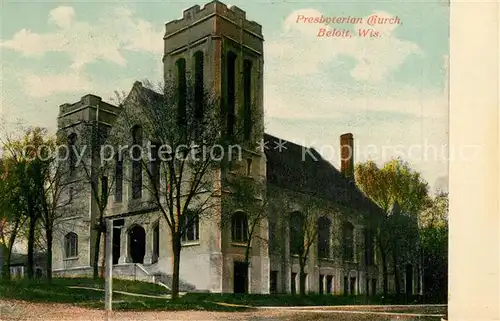 AK / Ansichtskarte Beloit_Wisconsin Presbyterian Church 