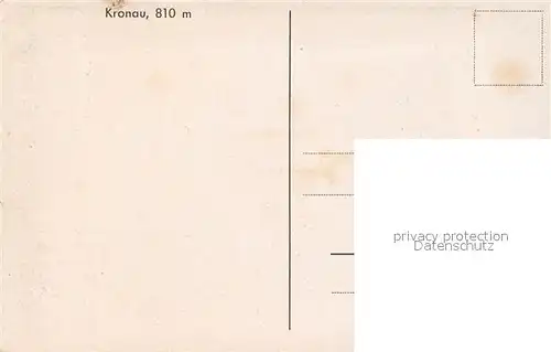 AK / Ansichtskarte Kronau Panorama Kronau