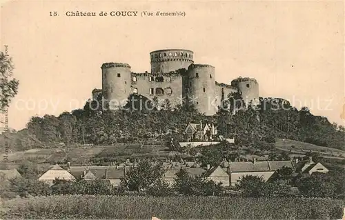 AK / Ansichtskarte Coucy le Chateau Auffrique Le Chateau Coucy le Chateau Auffrique