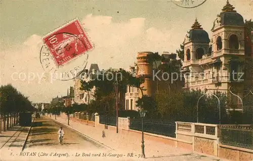AK / Ansichtskarte Royan_Charente Maritime Le Boulevard St Georges Royan Charente Maritime