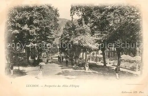AK / Ansichtskarte Luchon_Haute Garonne Perspective des Allees d Etigny Luchon Haute Garonne