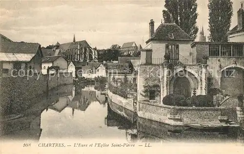 AK / Ansichtskarte Chartres_Eure_et_Loir Eglise Saint Pierre Chartres_Eure_et_Loir