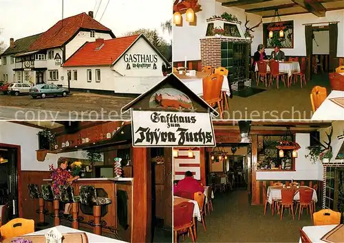 AK / Ansichtskarte Uftrungen Gasthaus Zum Thyra Fuchs Bar Gastraeume Uftrungen