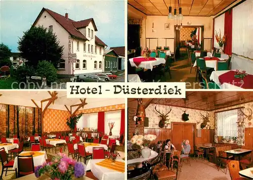 AK / Ansichtskarte Derental Hotel Pension Duesterdiek Gastraeume Derental
