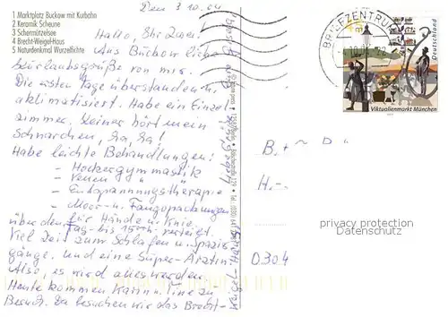 AK / Ansichtskarte Buckow_Maerkische_Schweiz Marktplatz Kurbahn Keramik Scheune Schermuetzelsee Brecht Weigel Haus Naturdenkmal Wurzelfichte Buckow_Maerkische_Schweiz